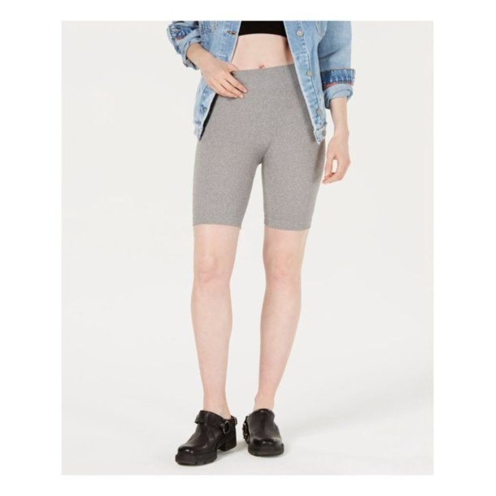NWT Free People Womens Gray Heather Biking Shorts Size M / L